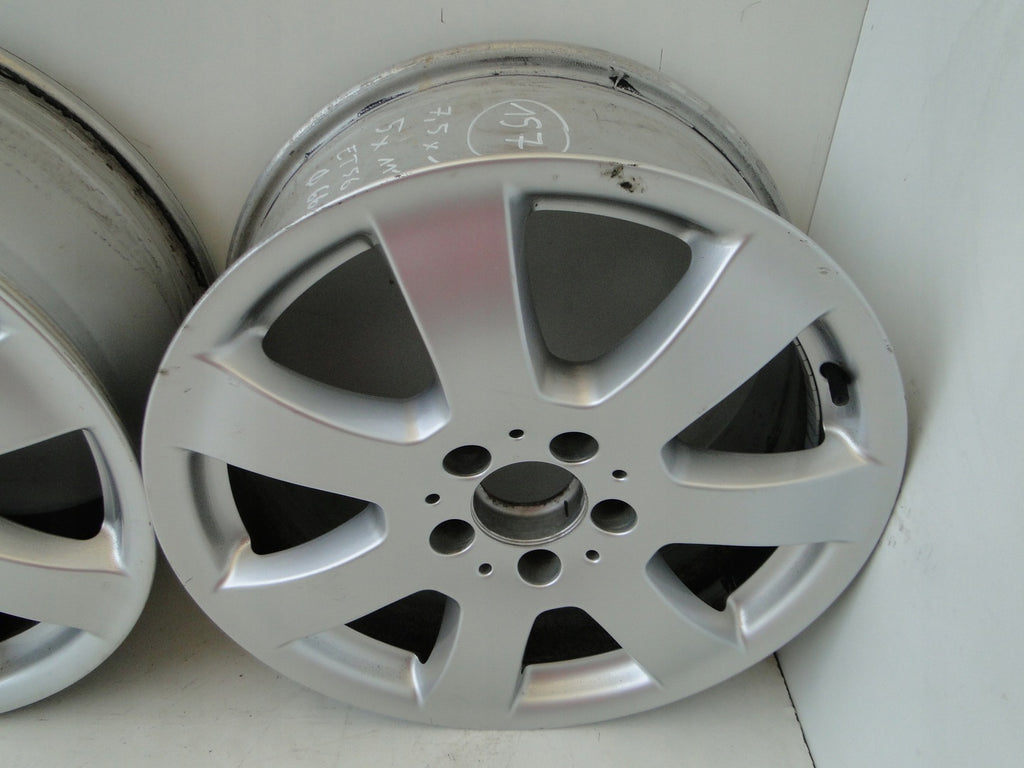 4x Alufelge 17 Zoll 7.5" 5x112 56ET Glanz Silber A2514011002 Mercedes-Benz