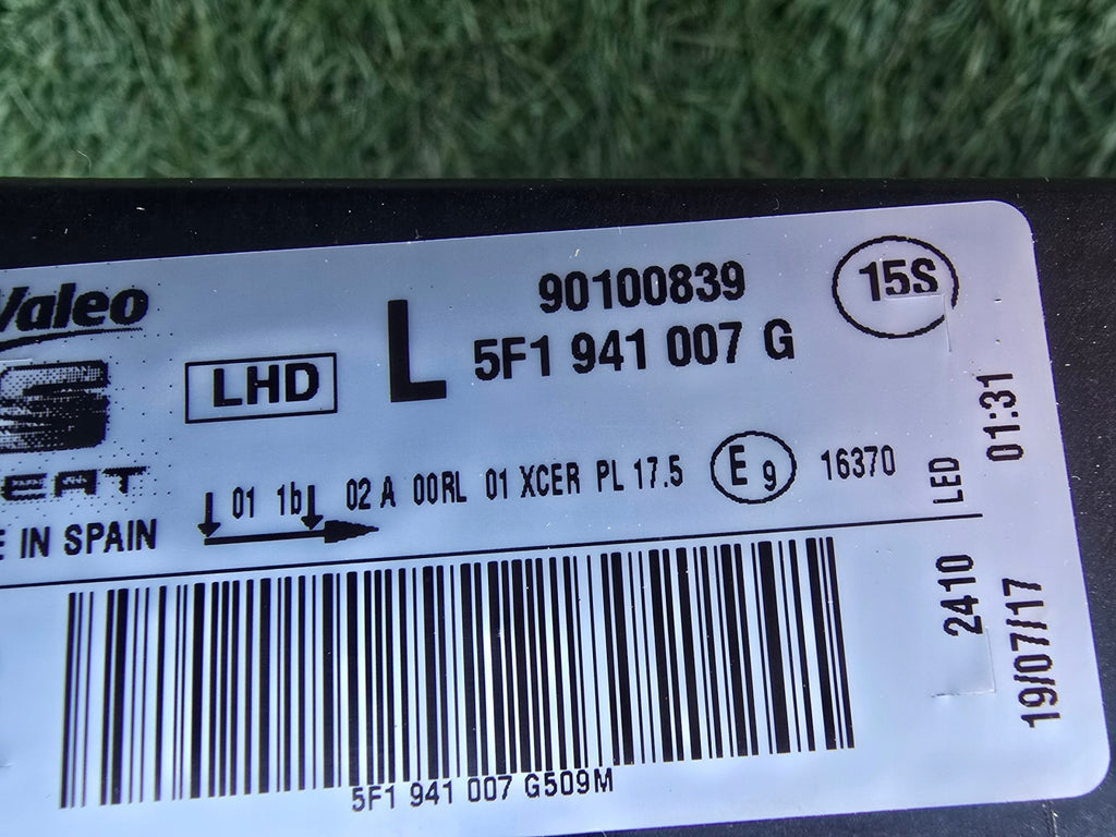 Frontscheinwerfer Seat Leon 5f1 5F1941007G 90100839 LED Links Headlight SCH6338935629dk