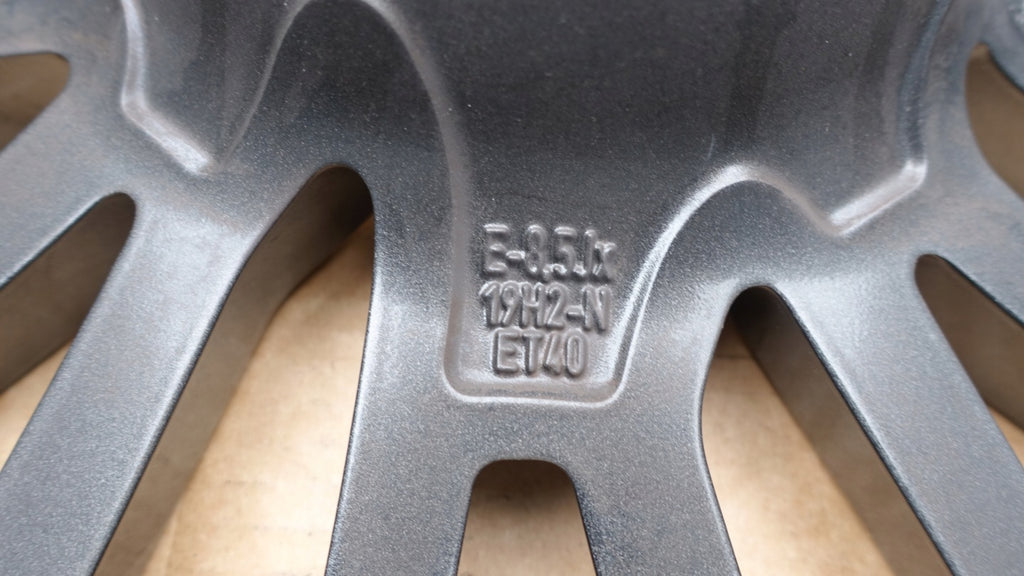 1x Alufelge 19 Zoll 8.5" 5x112 40ET Glanz Graphit 4K0601025BD Audi Mg Rim Wheel FEL6152245713rw
