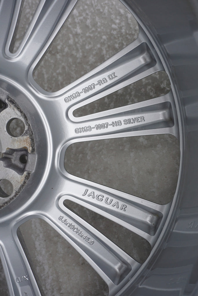 1x Alufelge 19 Zoll 8.0" 5x108 45ET Glanz Silber GX631007HB Jaguar Rim Wheel FEL3999403379my