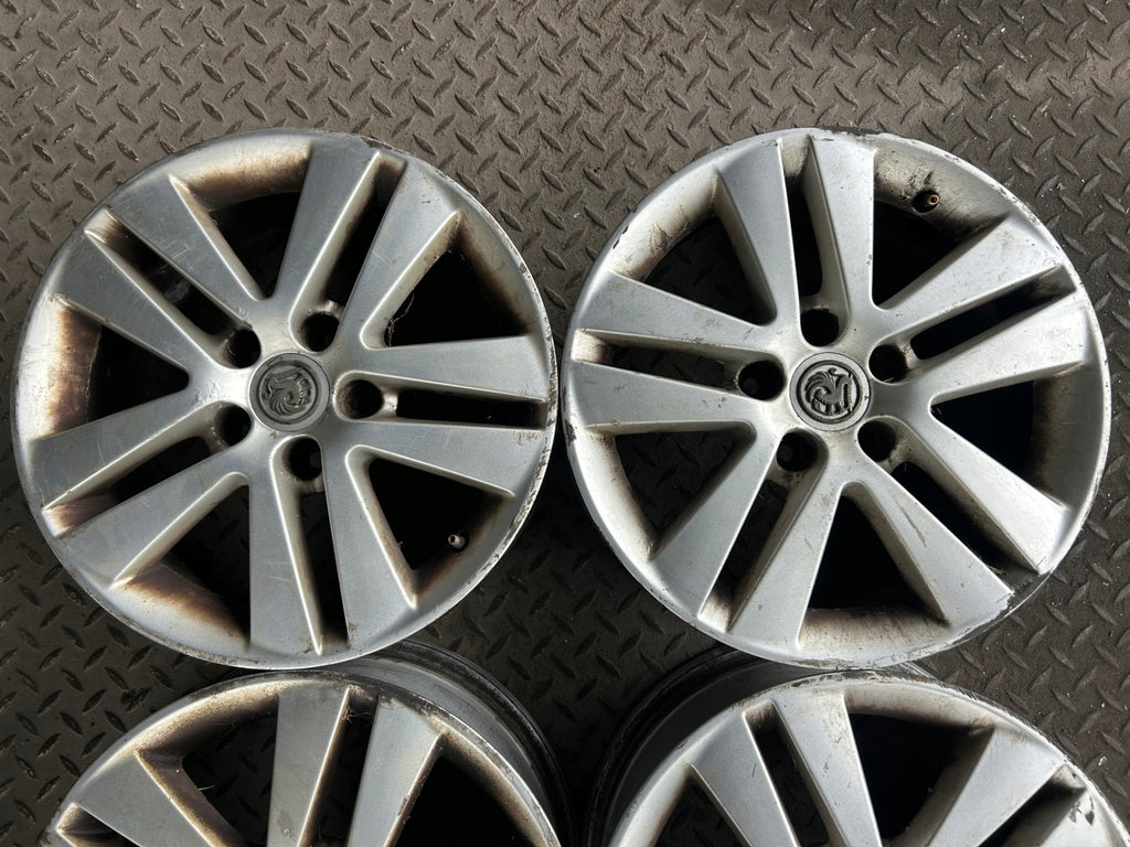 4x Alufelge 16 Zoll 6.5" 5x110 37ET Matt Silber Opel Signum Vectra Zafira FEL4328695781pi