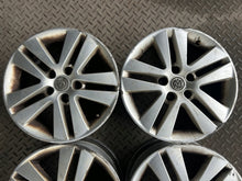 Laden Sie das Bild in den Galerie-Viewer, 4x Alufelge 16 Zoll 6.5" 5x110 37ET Matt Silber Opel Signum Vectra Zafira FEL4328695781pi
