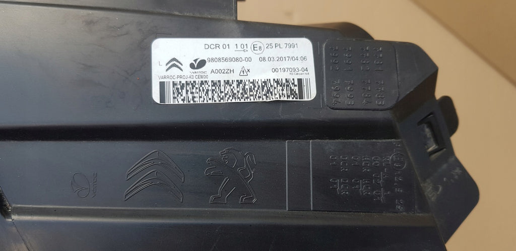 Frontscheinwerfer Citroën Spacetourer 9808569080 Links Scheinwerfer Headlight