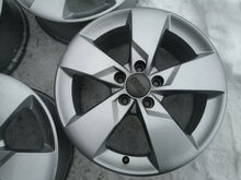 Load image into Gallery viewer, 4x Alufelge 17 Zoll 7.0" 5x112 47ET Silber 8S0601025J Audi A6 A4 Rim Wheel FEL5219278112up