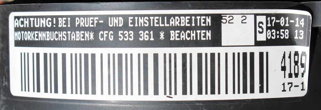 Motor Seat Skoda VW CFGC CFGB 2.0 TDI 225TKm 2014 Diesel Engine Komplett