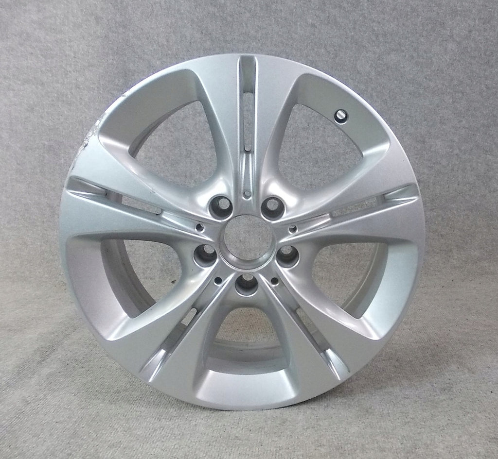 1x Alufelge 17 Zoll 7.0" 5x112 48,5ET Matt Silber A2054014300 Mercedes-Benz