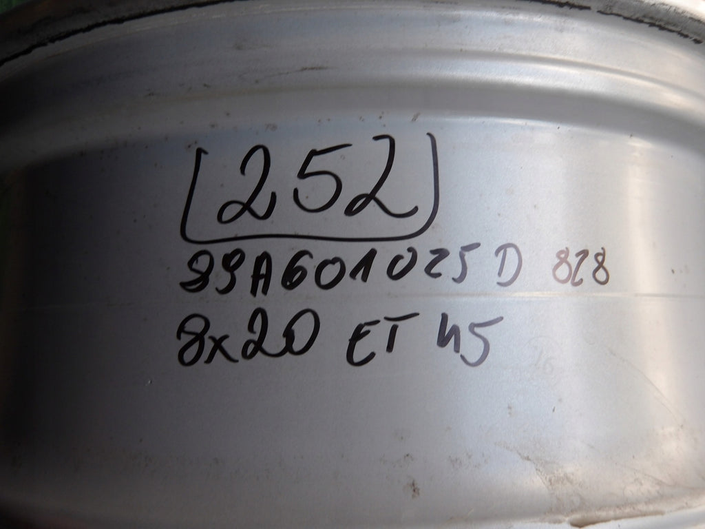 1x Alufelge 20 Zoll 8.0" 5x112 45ET Glanz Silber 89A601025D Audi E-Tron E Tron FEL3410574342ad