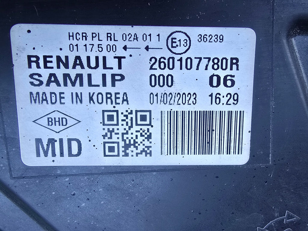 Frontscheinwerfer Renault Arkana 260107780R LED Rechts Scheinwerfer Headlight SCH5508183391sq