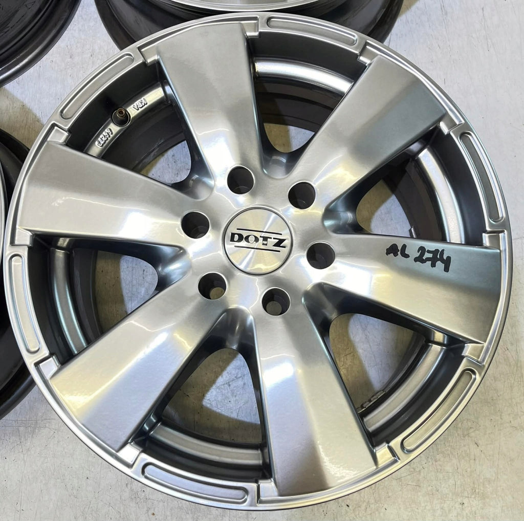 4x Alufelge 16 Zoll 7.0" 6x114.3 30ET Glanz Silber Rim Wheel FEL8092985294ko