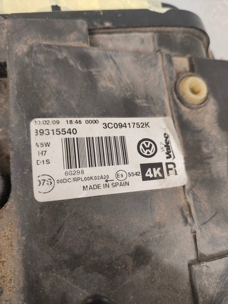 Frontscheinwerfer VW Passat 3C0941752K Xenon Rechts Scheinwerfer Headlight SCH9604073810hz