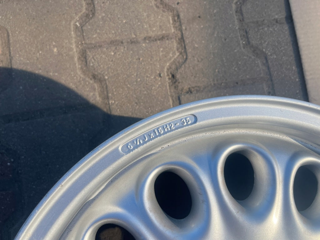 1x Alufelge 16 Zoll 6.5" 5x98 35ET Glanz Silber 60608608 Alfa Romeo Rim Wheel FEL5367110540tb