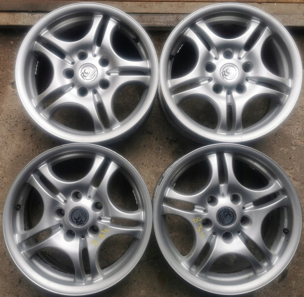 4x Alufelge 16 Zoll 7.0" 5x120 20ET Silber BMW Rim Wheel FEL6643531187lj