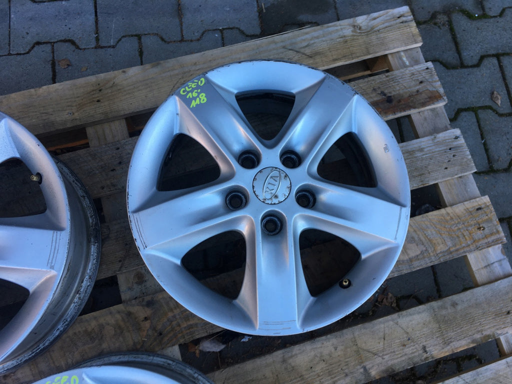 1x Alufelge 16 Zoll 6.0" 5x114.3 51ET 52910-1H235 Kia Ceed Rim Wheel FEL9078929417gi