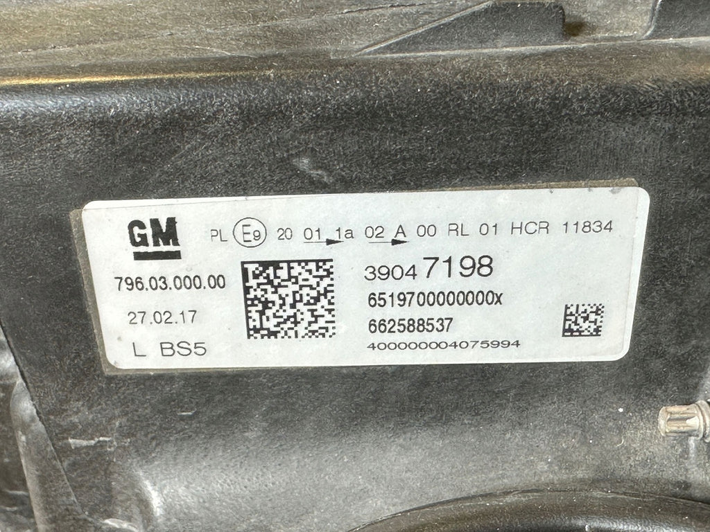 Frontscheinwerfer Opel Astra K 39047198 662588537 LED Links Headlight SCH7682022987qg
