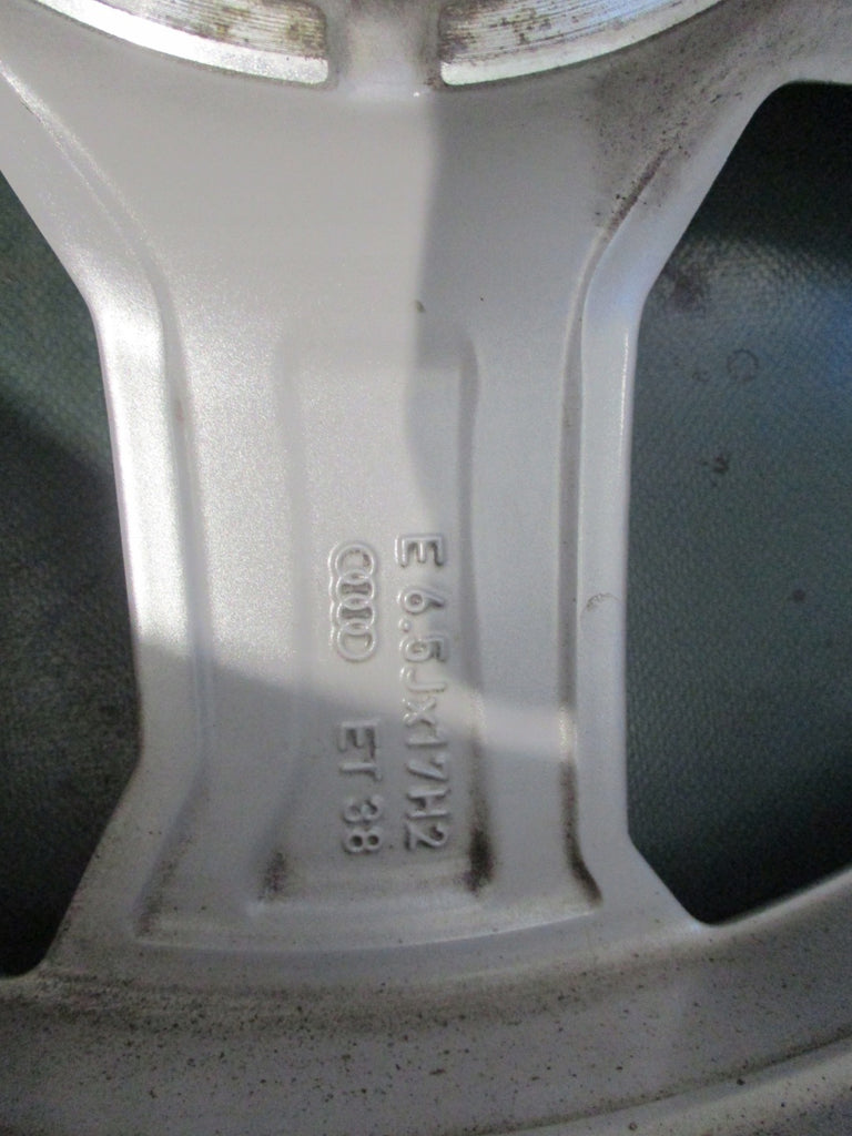 4x Alufelge 17 Zoll 6.5" 5x112 38ET Glanz Silber 83A601025AL Audi Rim Wheel FEL8958983621ui