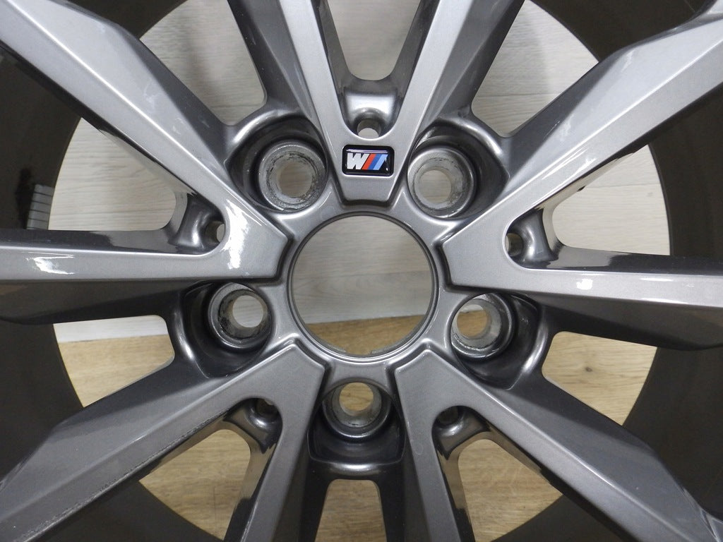 1x Alufelge 18 Zoll 6.5" 5x112 41ET Glanz Grau BMW X1 F48 Rim Wheel FEL1686923929uh