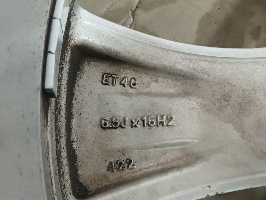 1x Alufelge 16 Zoll 6.5" 5x112 46ET 5E0601025BE Skoda Octavia Iii Rim Wheel FEL8826484047ta