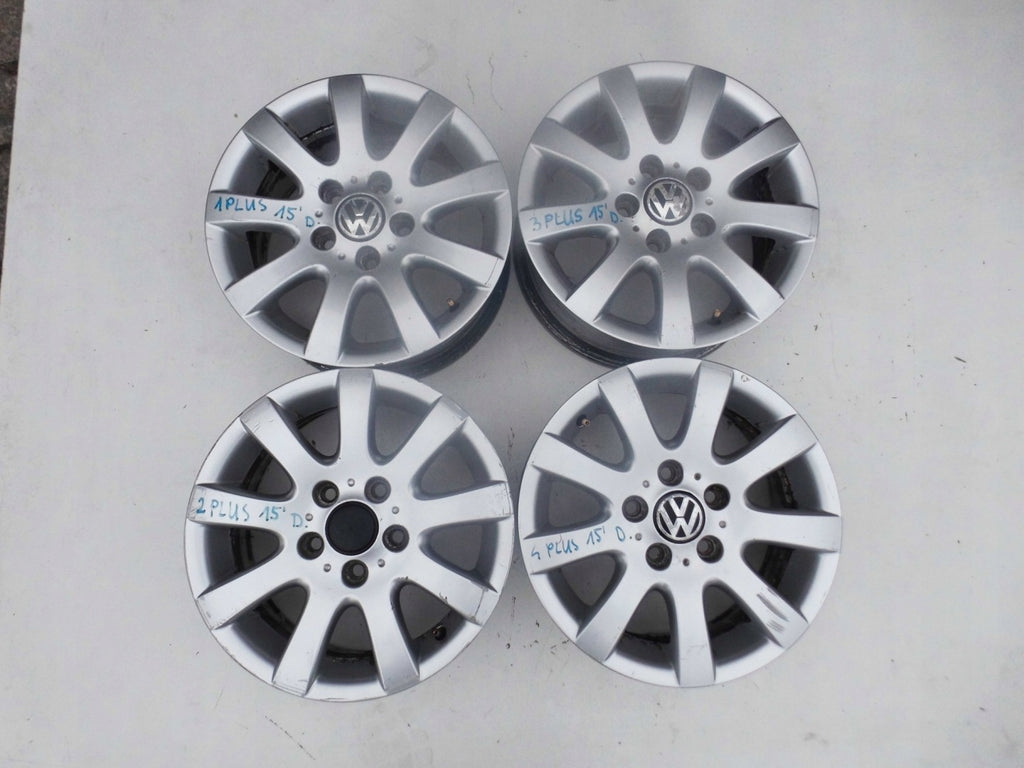 4x Alufelge 15 Zoll 6.5" 5x112 50ET 1K0601025A VW Caddy V Golf VI Touran FEL4887870164pk