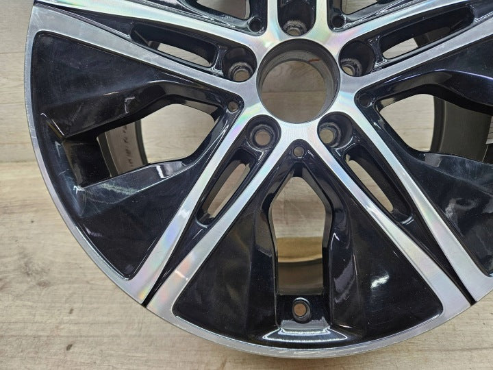 1x Alufelge 18 Zoll 8.5" 5x112 56ET Glanz Schwarz A2054018300 Mercedes-Benz W205 FEL7478537744hv