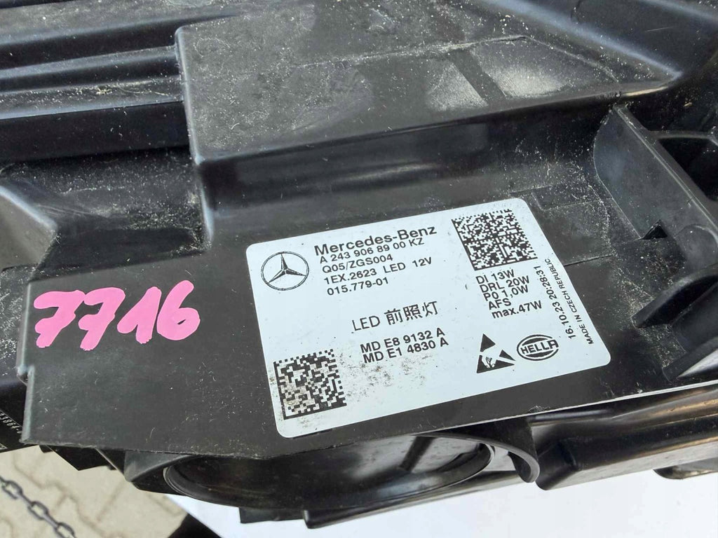 Frontscheinwerfer Mercedes-Benz Eqa Eqb A2439068900 Links Scheinwerfer Headlight SCH1787087515zx