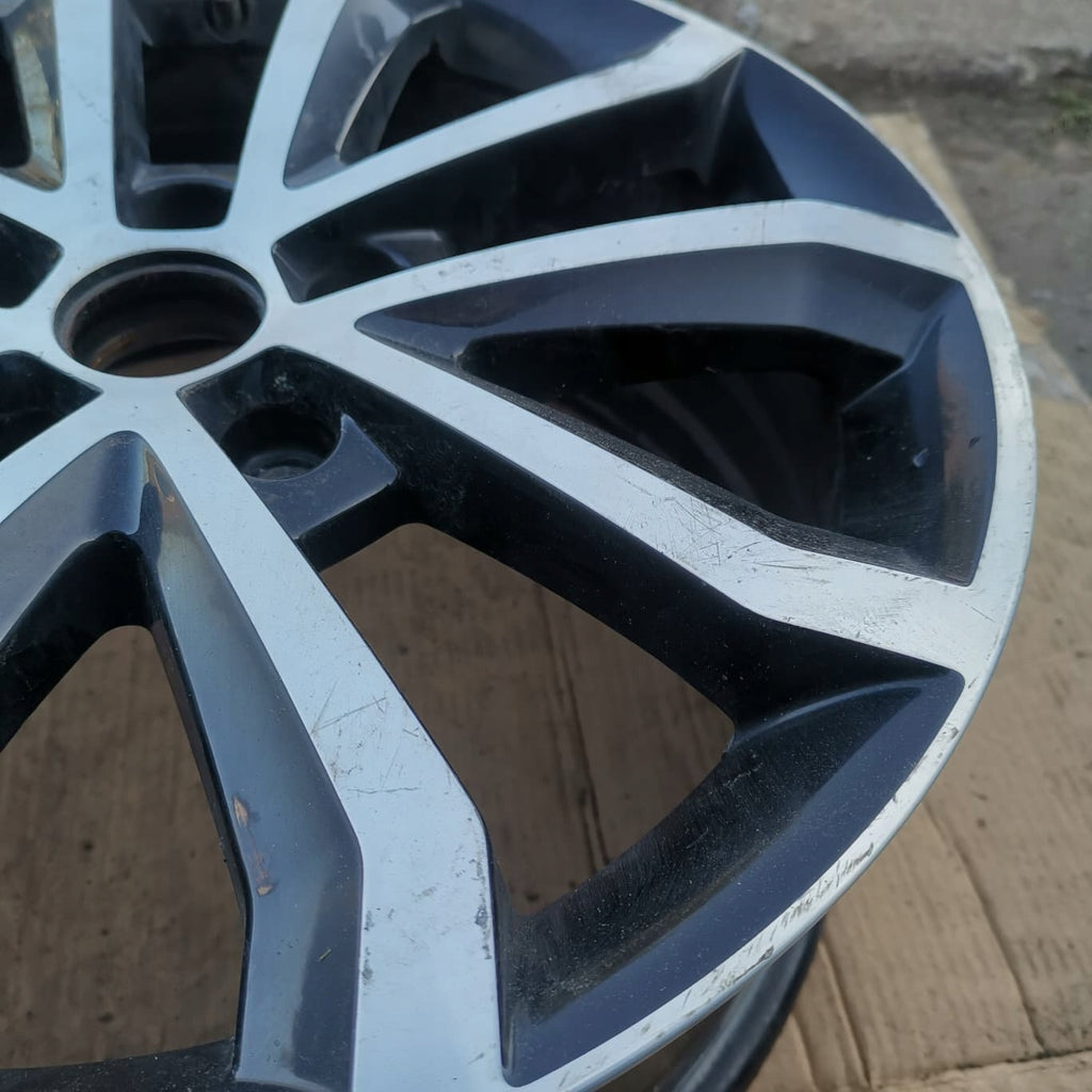 1x Alufelge 17 Zoll 7.0" 5x112 49ET Glanz Schwarz 5E0601025BQ Skoda Octavia Iii FEL4424762546vu