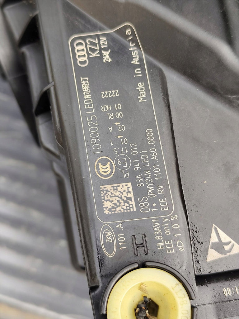 Frontscheinwerfer Audi Q3 83A941012 LED Rechts Scheinwerfer Headlight