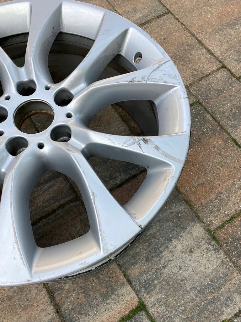 1x Alufelge 19 Zoll 9.0" 5x120 48ET Glanz Silber 6853953 BMW X5 F15 Rim Wheel