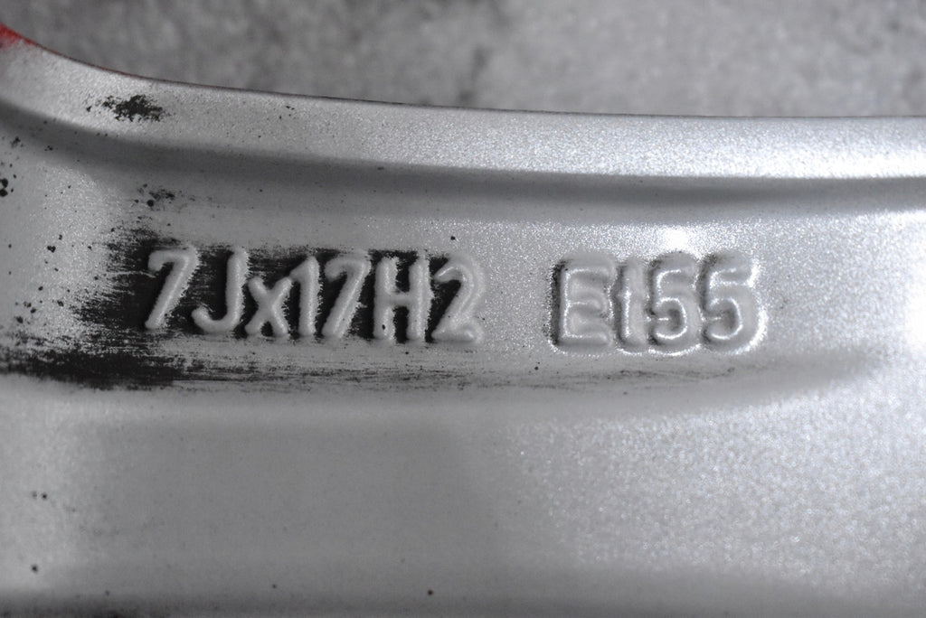 1x Alufelge 17 Zoll 7.0" 5x120 55ET Glanz Rot 7E0601025C VW Multivan Transporter