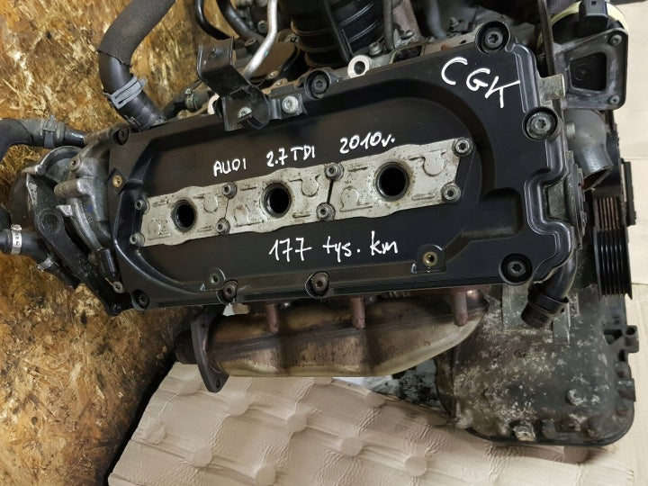 Motor Audi VW A4 B8 CAMB CGKB 2.7 TDI 177TKm 2010 Diesel Engine Unkomplett MOT9306454680dt