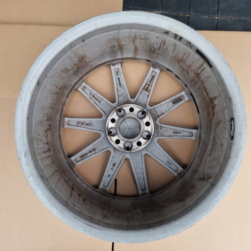 1x Alufelge 19 Zoll 9.5" 5x112 52ET Glanz A2124015102 Mercedes-Benz W212 FEL6886667316uv