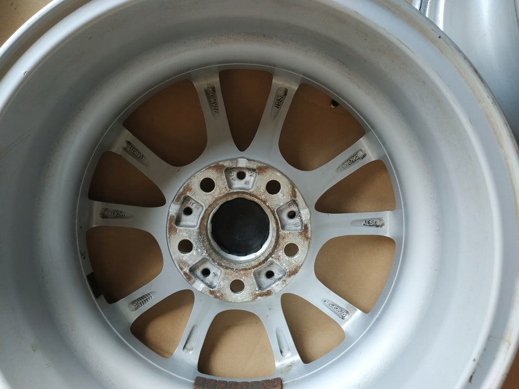 4x Alufelge 16 Zoll 7.0" 5x120 31ET Silber 6796236 BMW F36 3 F30 Rim Wheel FEL1723050036cx