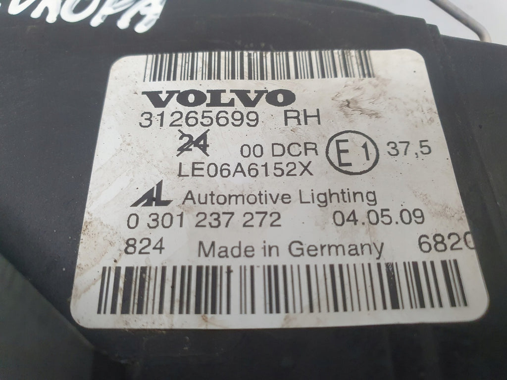 Frontscheinwerfer Volvo S40 II 31265699 LE06A6152X Xenon Rechts Headlight SCH3880574806jw