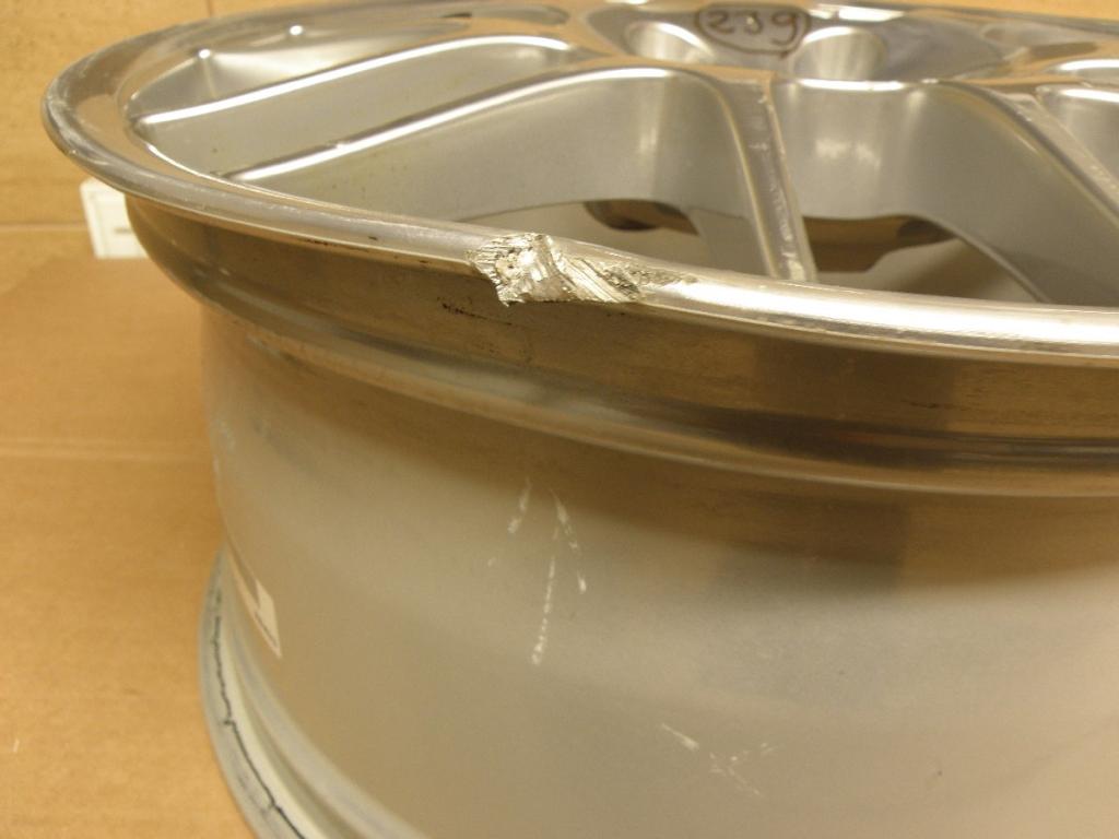 1x Alufelge 20 Zoll 9.5" 5x130 65ET Silber 97036217808 Porsche Panamera