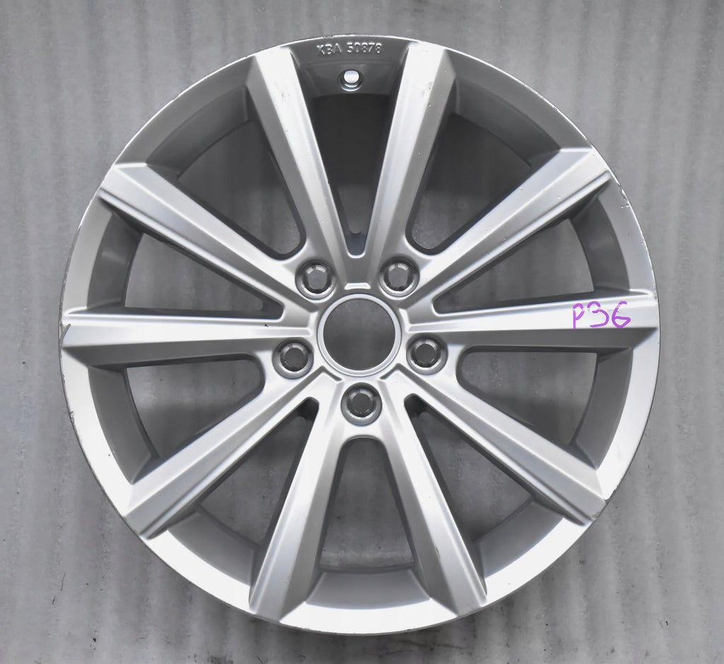 1x Alufelge 17 Zoll 7.0" 5x112 38ET 3G8071497 VW Passat Alltrack Rim Wheel