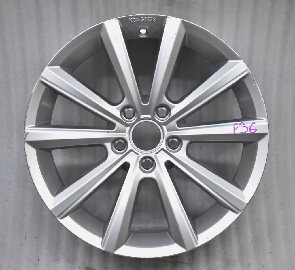 1x Alufelge 17 Zoll 7.0" 5x112 38ET 3G8071497 VW Passat Alltrack Rim Wheel FEL1802555491cj