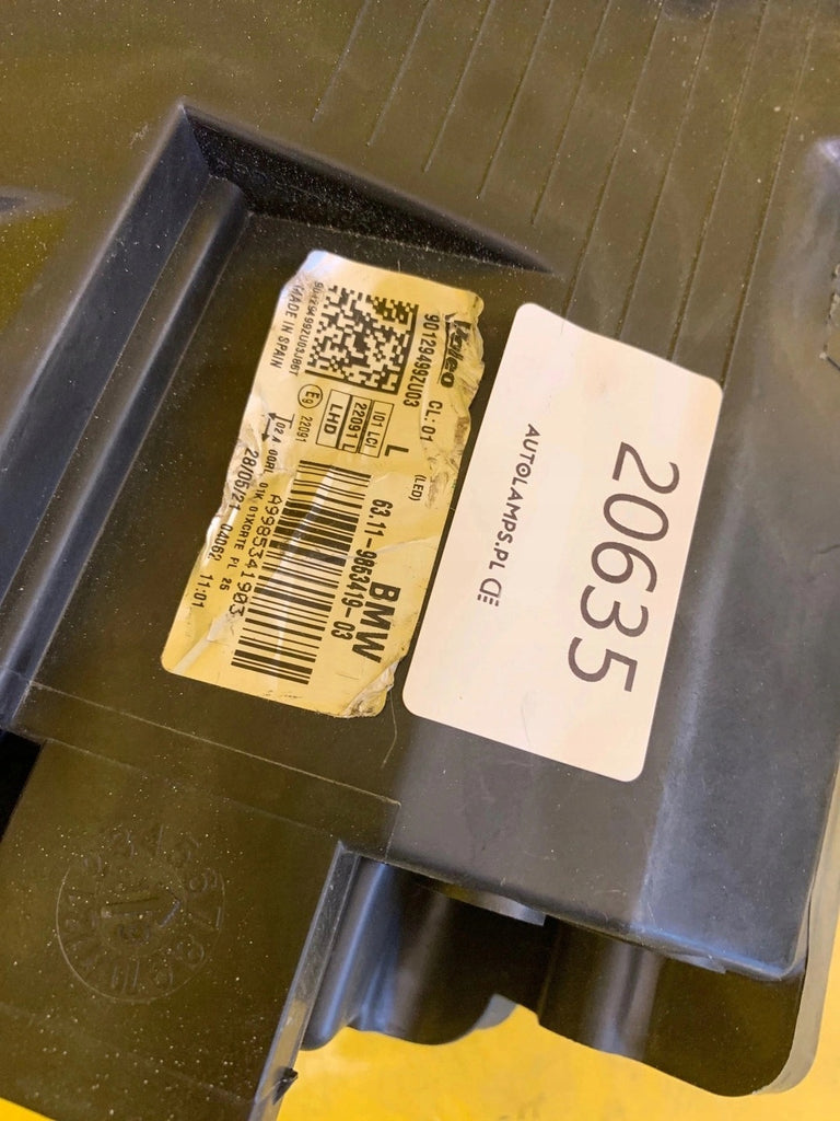 Frontscheinwerfer BMW I3 9853419-03 Full LED Links Scheinwerfer Headlight SCH3229769935rj