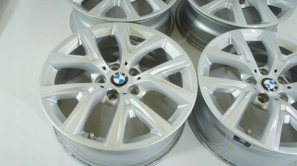 4x Alufelge 17 Zoll 6.5" 5x112 39ET Glanz Silber 6856076 BMW Rim Wheel FEL5745085621bx