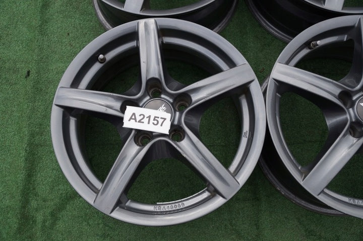 4x Alufelge 16 Zoll 6.5" 5x112 42ET Graphit VW Passat Cc B7 Sharan Golf I FEL8849813556al