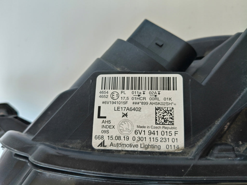 Frontscheinwerfer Skoda Fabia III 6V1941015F Full LED Links Headlight