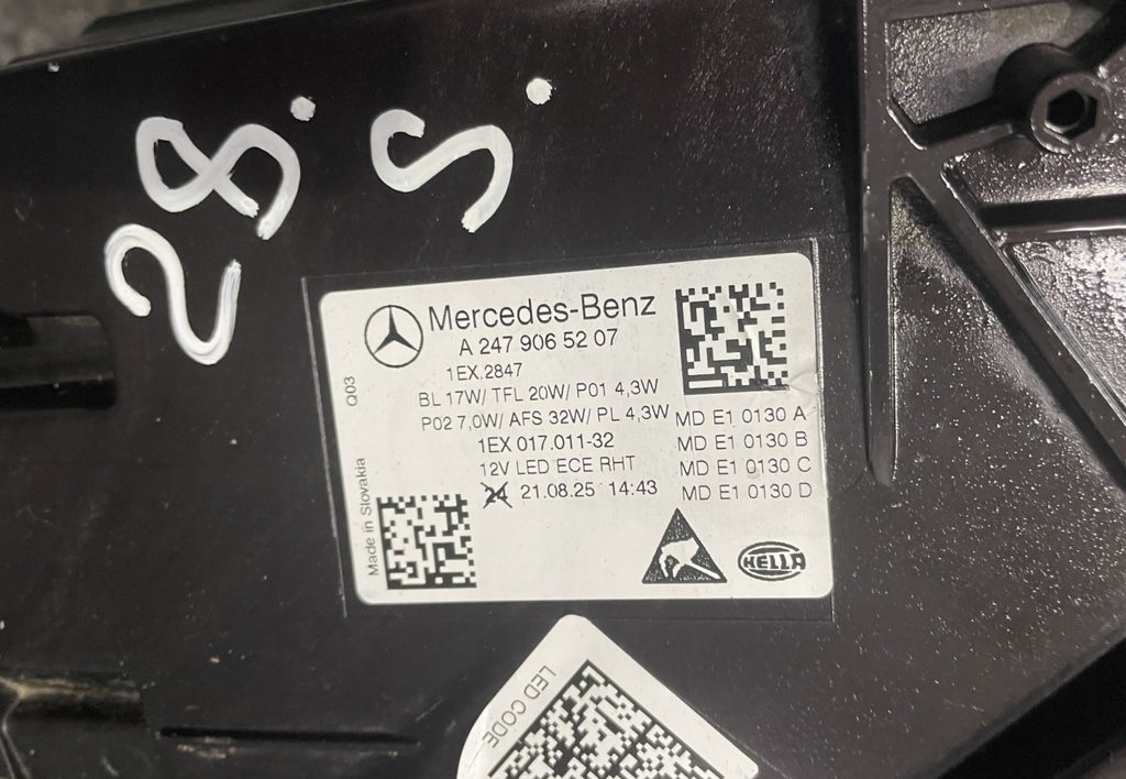 Frontscheinwerfer Mercedes-Benz W247 A2479065207 LED Rechts Headlight SCH2854246057be