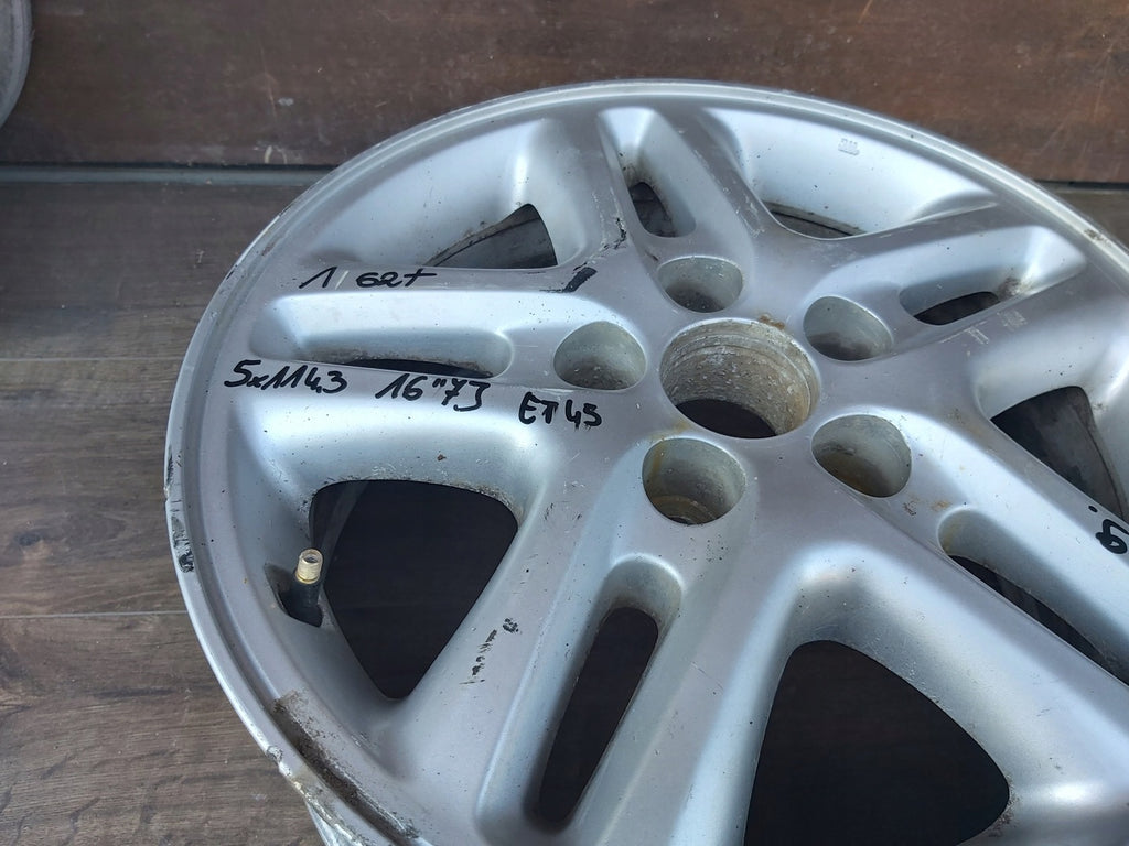 1x Alufelge 16 Zoll 7.0" 5x114.3 Toyota Rim Wheel