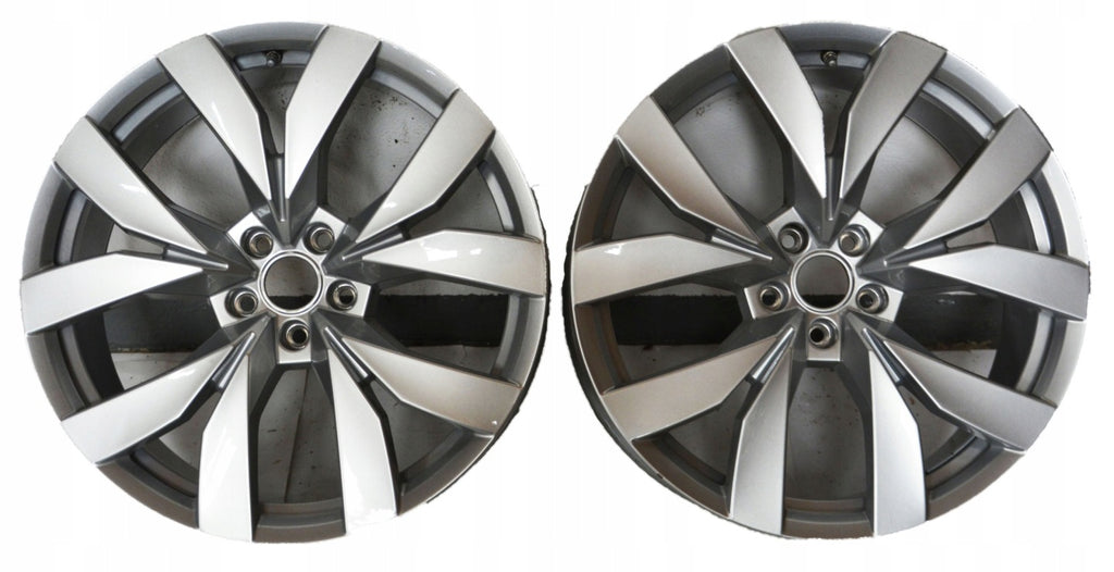 2x Alufelge 20 Zoll 9.0" 5x112 33ET Glanz Silber 760601025C VW Touareg Rim Wheel FEL9016875501rv