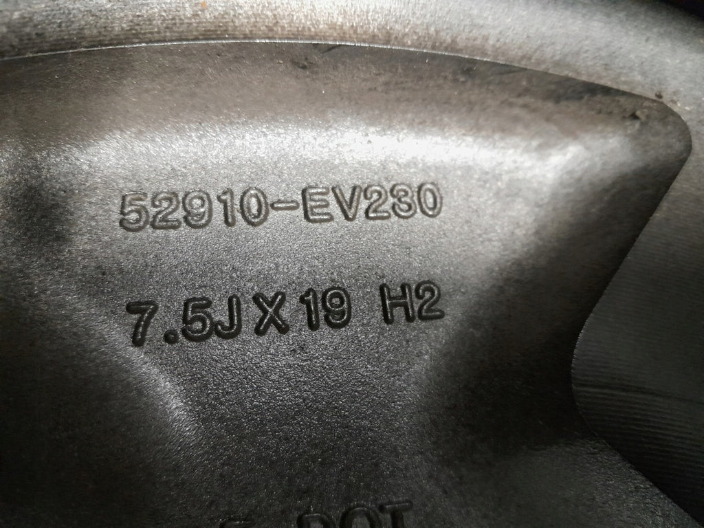 1x Alufelge 19 Zoll 7.5" 5x114.3 50ET Schwarz 52910EV230 Kia I Rim Wheel FEL7844872736ui