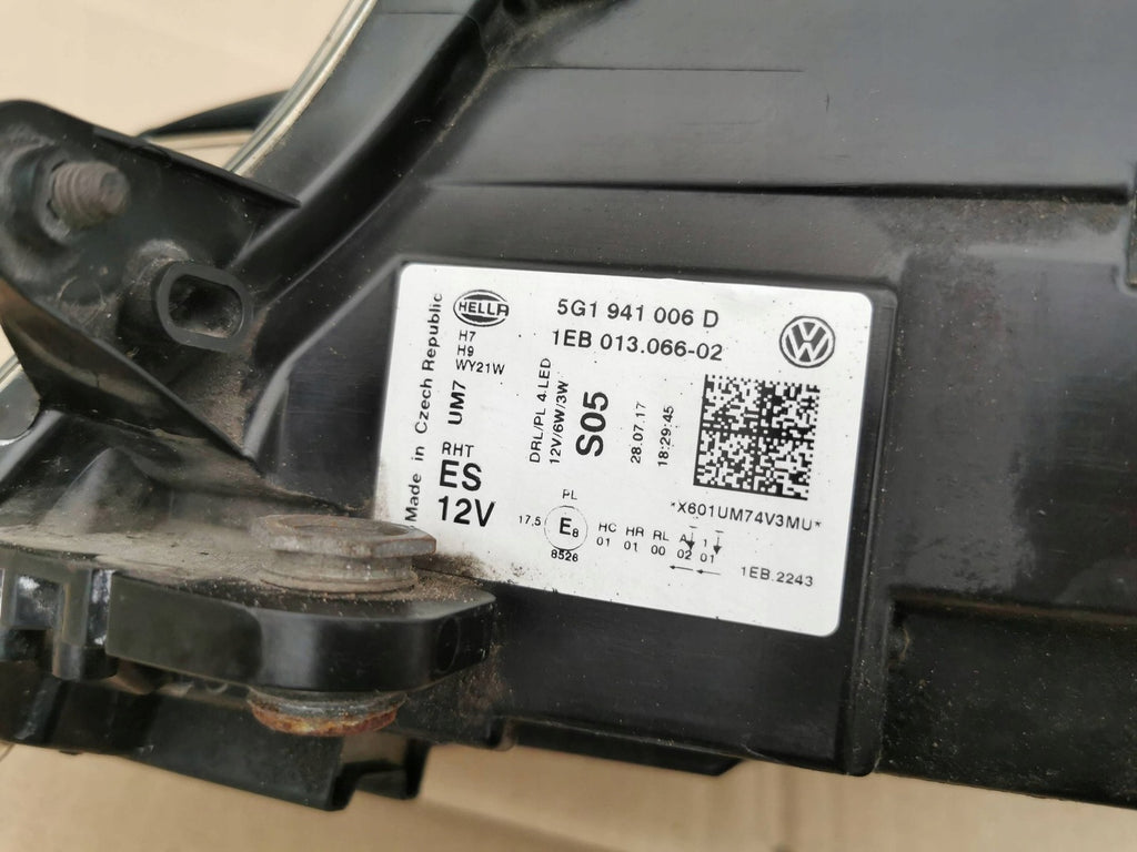 Frontscheinwerfer VW Golf VII 5G0941006D Rechts Scheinwerfer Headlight SCH2250149375ix