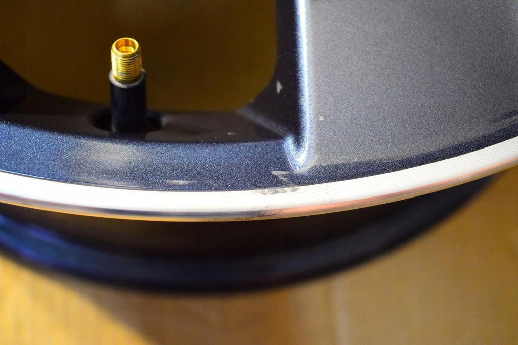 1x Alufelge 17 Zoll 6.5" 5x114.3 45ET Glanz Graphit 5SH3E Mg Pulsar Rim Wheel