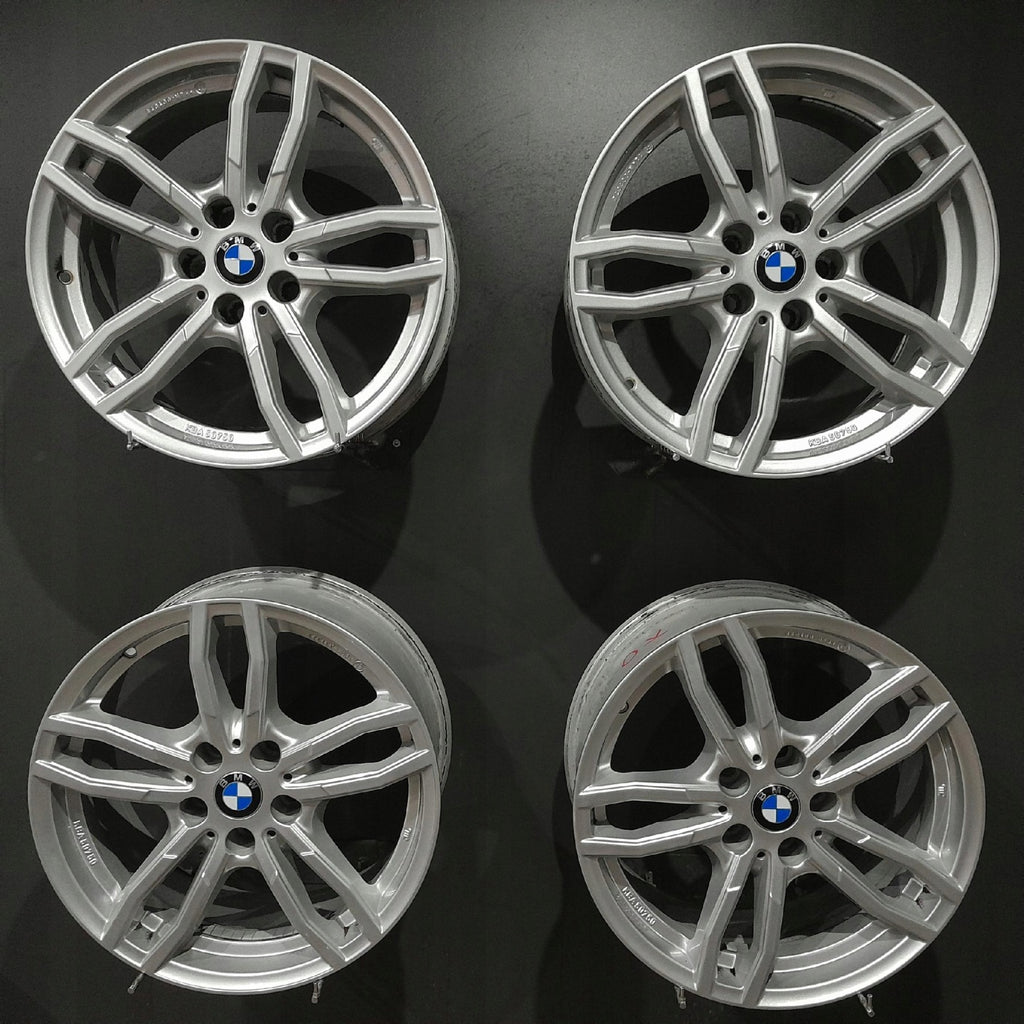 4x Alufelge 17 Zoll 7.5" 5x112 27ET Glanz Silber BMW 3 G21 G20 Rim Wheel FEL1632676844um