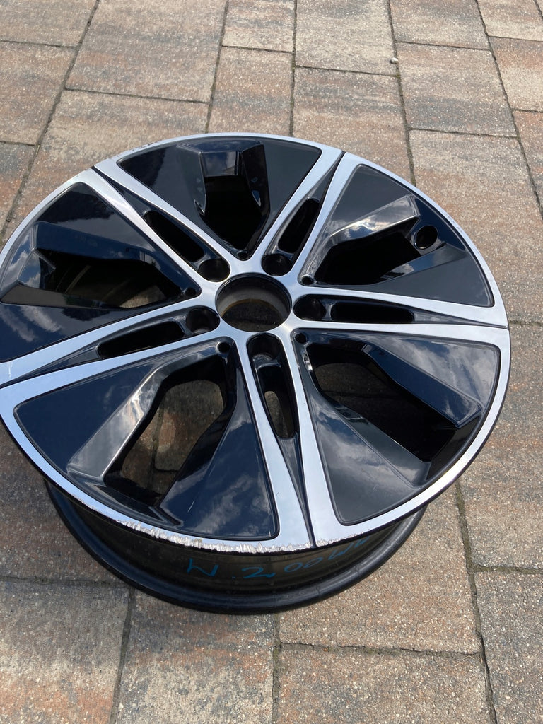 1x Alufelge 18 Zoll 7.5" 5x112 49ET Glanz Schwarz A1774010500 Mercedes-Benz W177