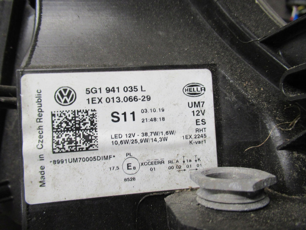 Frontscheinwerfer VW Golf VII 5G1941035L LED Links Scheinwerfer Headlight SCH5937743406md