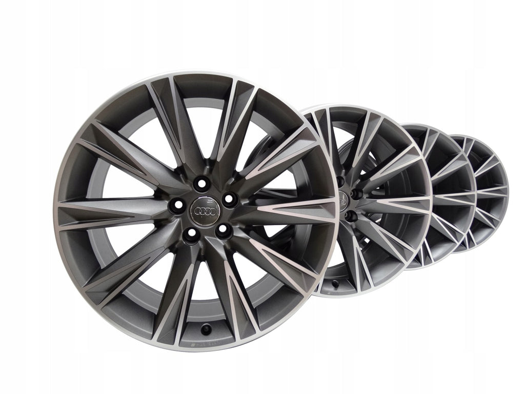 4x Alufelge 20 Zoll 9.0" 5x112 38ET Glanz Schwarz 4KE071490A Audi E-Tron FEL7806441088du