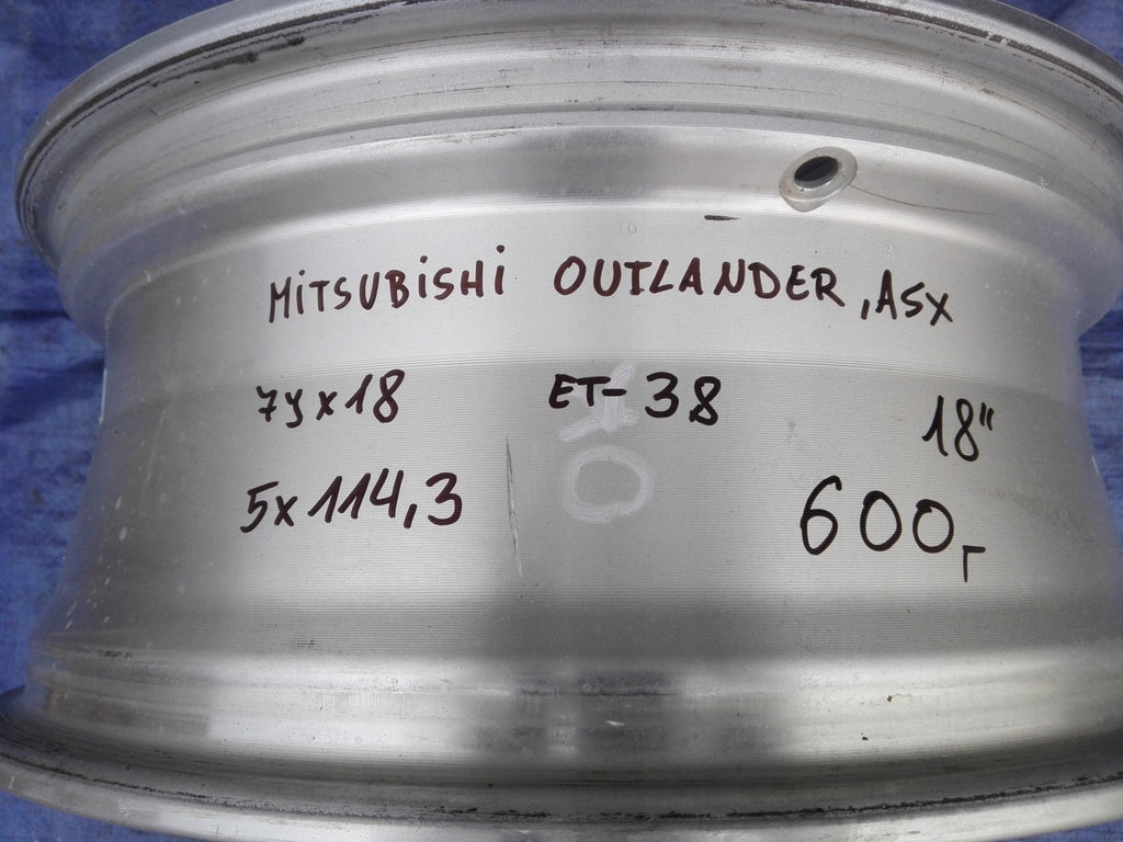 1x Alufelge 18 Zoll 7.0" 5x114.3 38ET Mitsubishi Outlander Rim Wheel